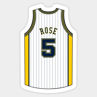 Jalen Rose Indiana Jersey Qiangy Sticker